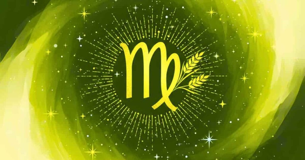 Virgo zodiac traits and horoscope personality illustration