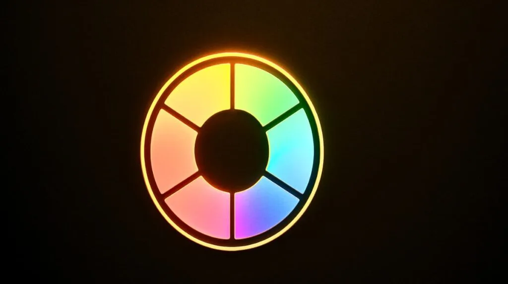 Lucky Color Finder – Feng Shui Color Wheel Golden Glow