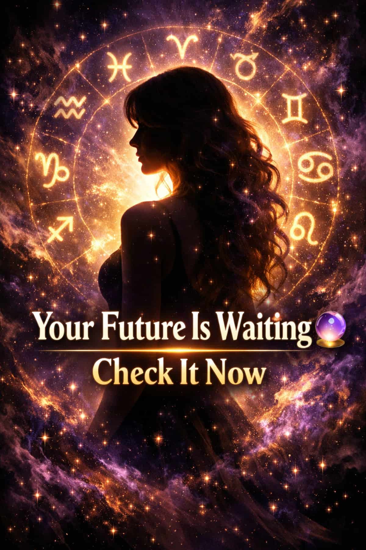 Mystical future astrology woman zodiac prediction